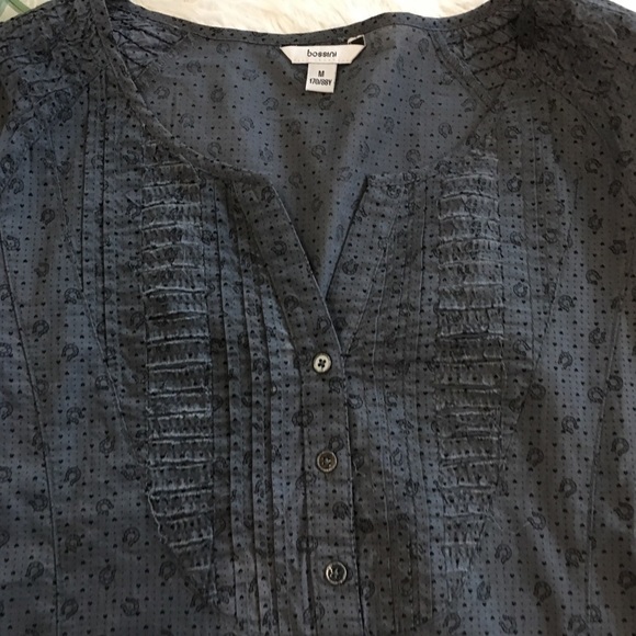 BOSSINI horseshoe gray tunic top size medium - Picture 2 of 8